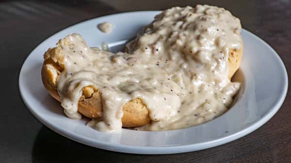 Biscuits N Gravy Breakfast The Purple Place Bar Grill American 