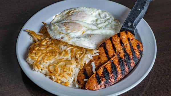 Cajun Sausage & Eggs