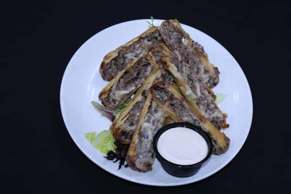 Cheesesteak Springrolls