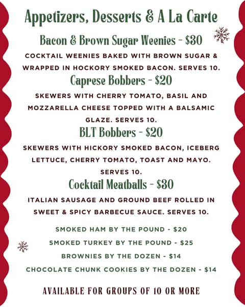 holiday catering