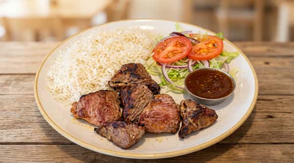 Lamb Shish Rice Box