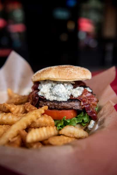Black and Bleu Burger