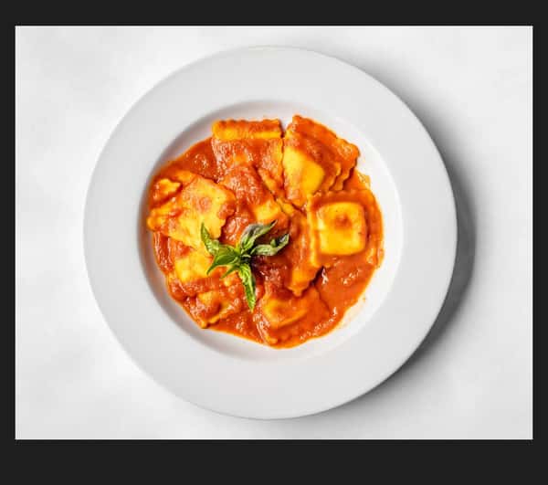 Cheese or Spinach Filled Ravioli
