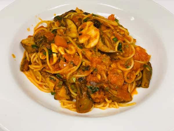 Spaghetti and Mushrooms