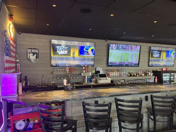 Bar seating at Mr.p'z