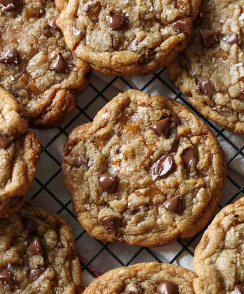 CHOCOLATE CHIP TOFFEE COOKIES