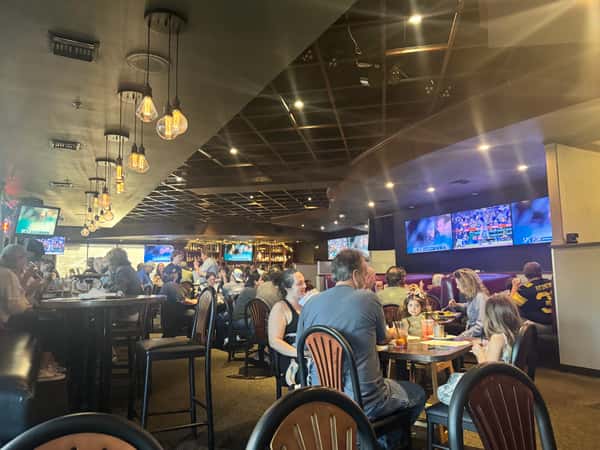 Restaurant filled with customers on a busy day