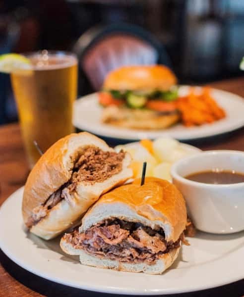 Prime Beef Dip Sandwich