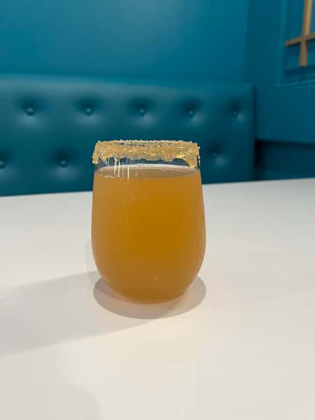Cocktail of the Month: Golden Apple Cider Mimosa!