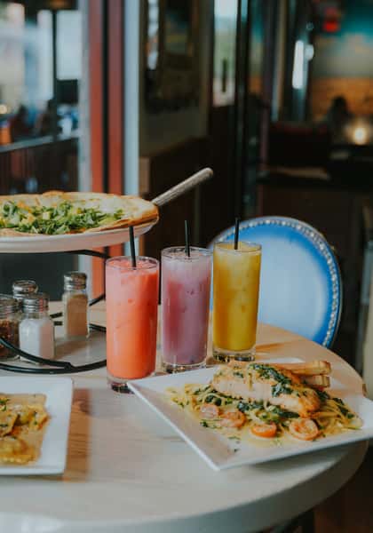 Mocktails on the Patio at Sedona Pizza Company