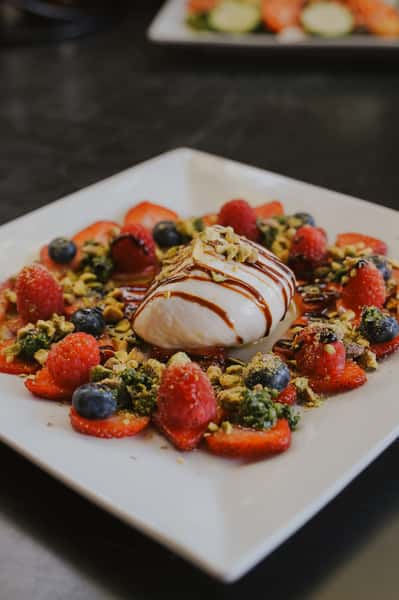 Berries & Burrata at Sedona Pizza Company