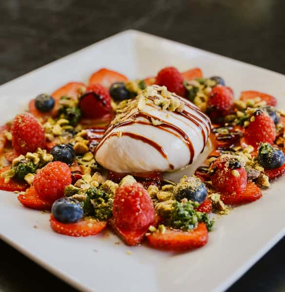 Berries & Burrata at Sedona Pizza Company