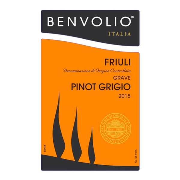 Pinot Grigio, Benvolio Friuli, Italy