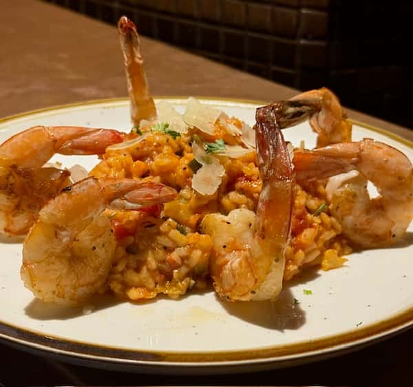 Grilled Shrimp Risotto GF