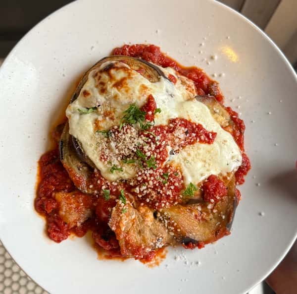 Roasted Eggplant Parmigiana