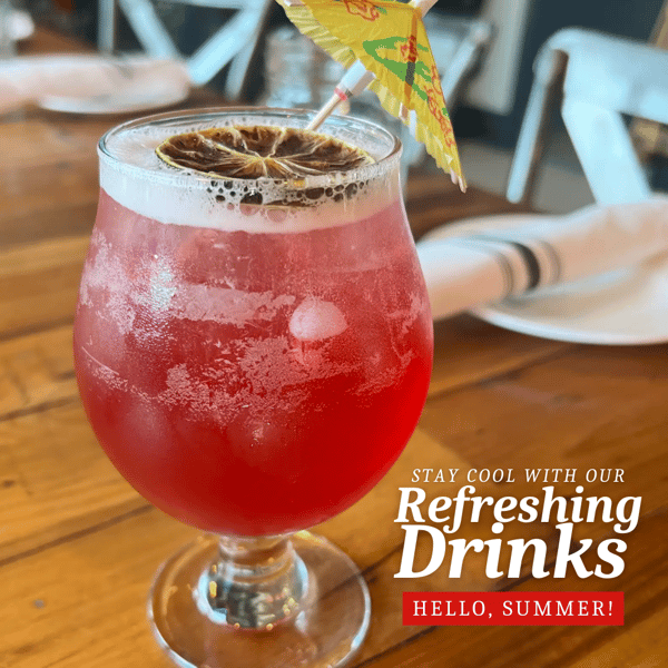 Stay cool with our refreshing drink