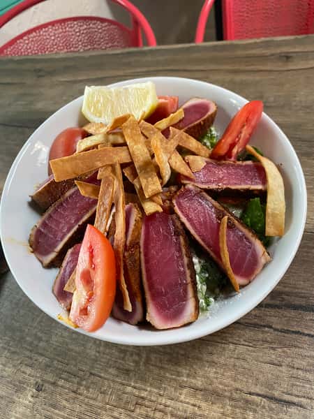 Blackened Seared Ahi Caesar