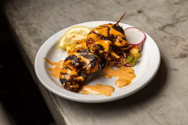 Bacon Wrapped Shrimp Skewer