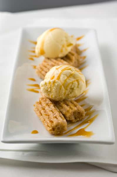 WARM CINNAMON SUGARED CHURROS