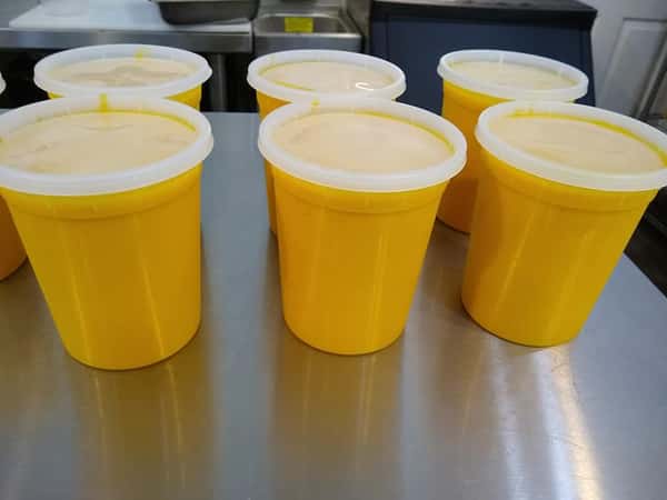 assortment of soups