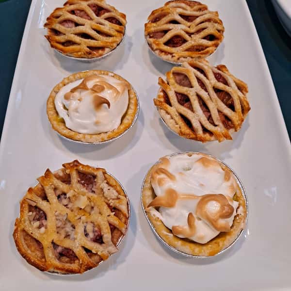 assortment of pies