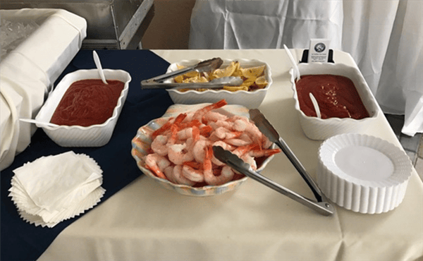 boiled shrimp in a bowl