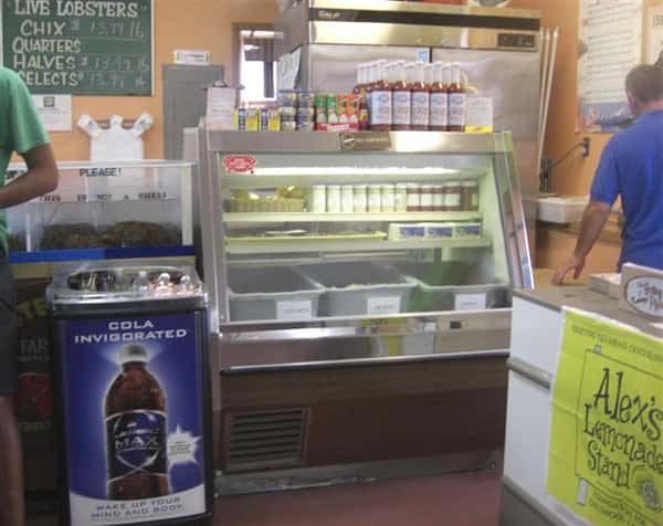 another refrigerated counter