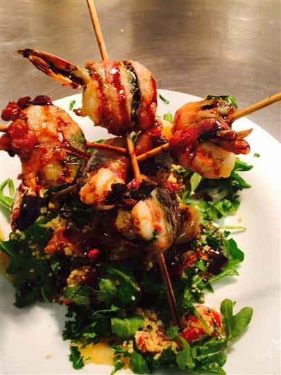 shrimp kabobs