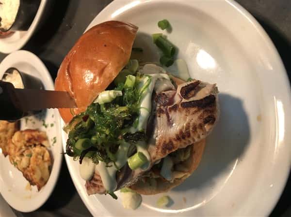 fish on a bun