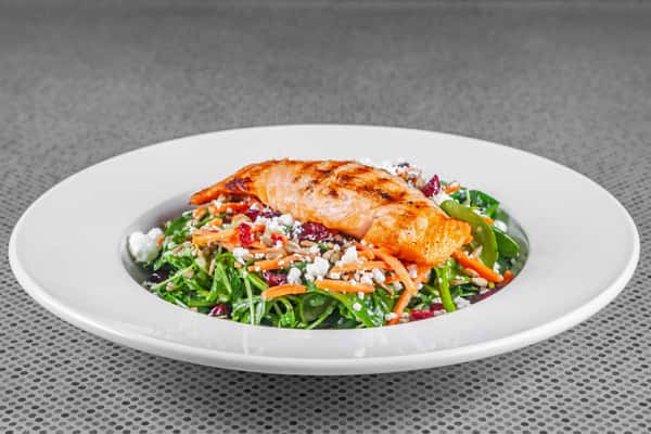 Spinach Salad With Grilled Salmon