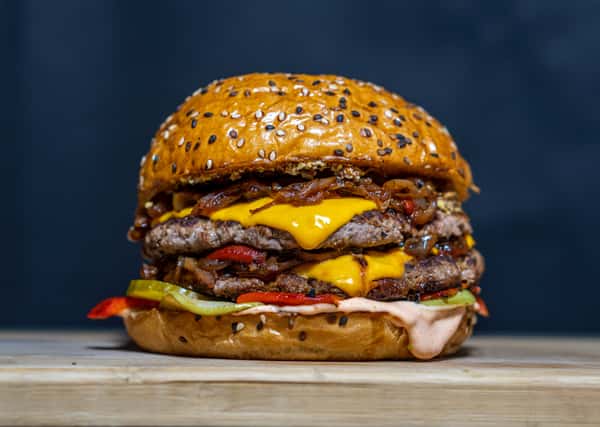 Delicious and freshly made burger