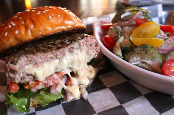 Stuffed Butter Burger