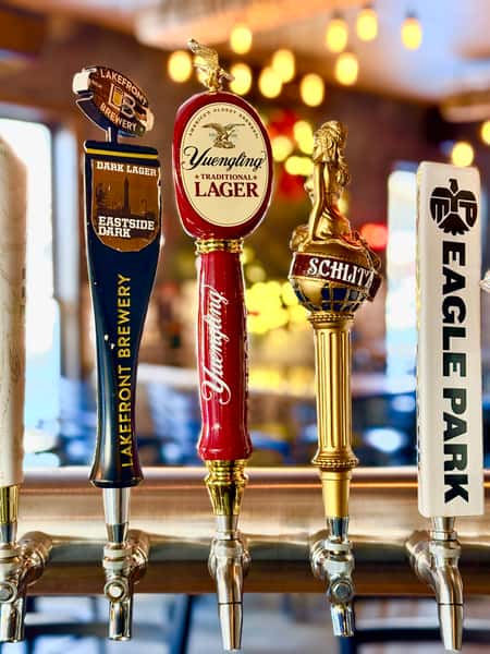 Beers on tap