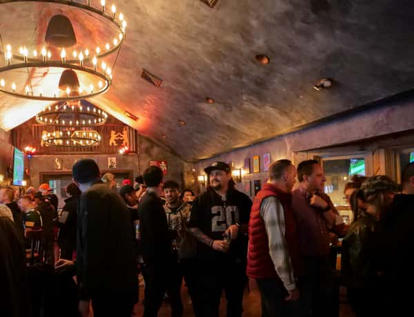 Crowd at event at Wurstbar