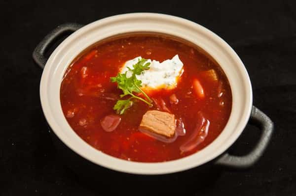 Ukrainian Red Borscht Soup