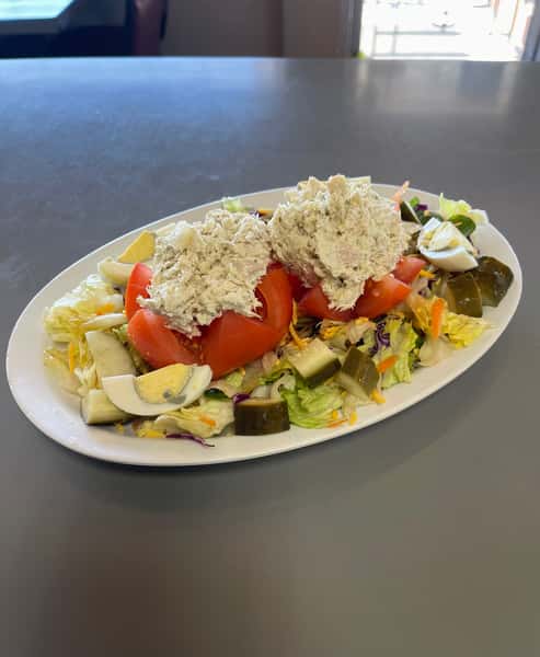 Stuffed Tomato with Chicken Salad or Tuna