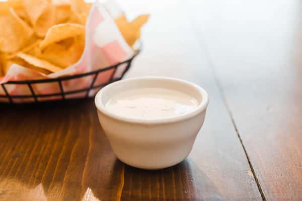 Chips and Shiner Bock Queso