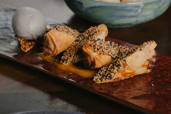 Banana Spring Rolls