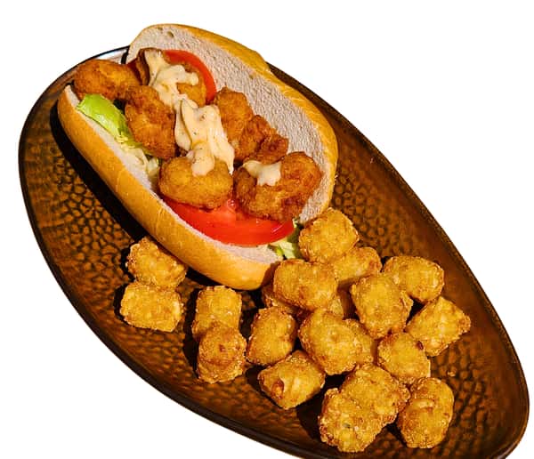 Chrispy Honey Butter Shrimp Grinder