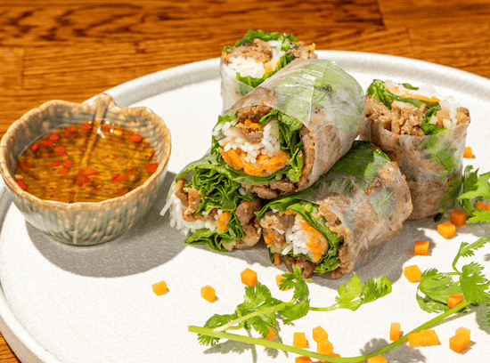 A7. Chargrilled Pork Rolls