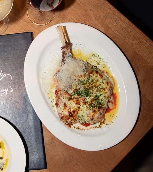 Veal Rack Chop Parmesan