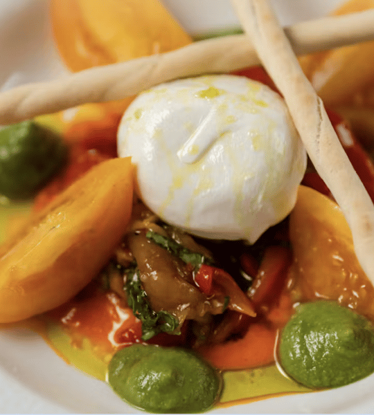 Local Burrata & Heirloom Tomato Caprese