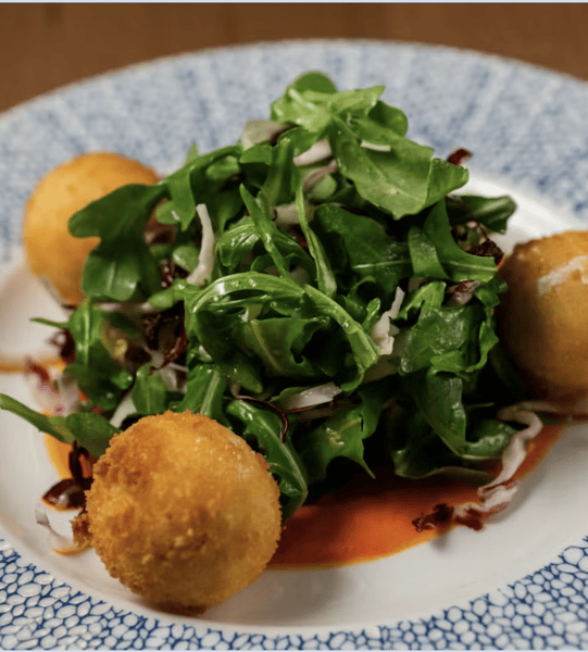 Warm Goat Cheese Fritters