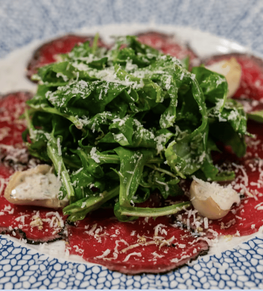 "Black & Blue" Seared Beef Carpaccio