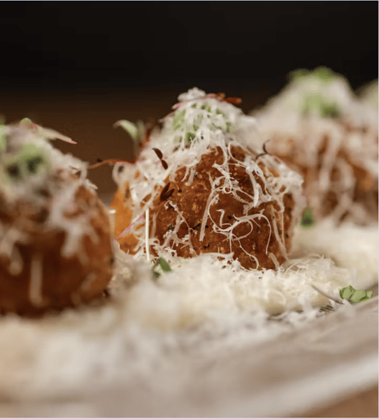 Crab & Pea Arancini