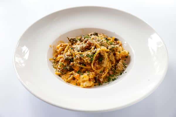 Spicy Shrimp + Pink Vodka Sauce