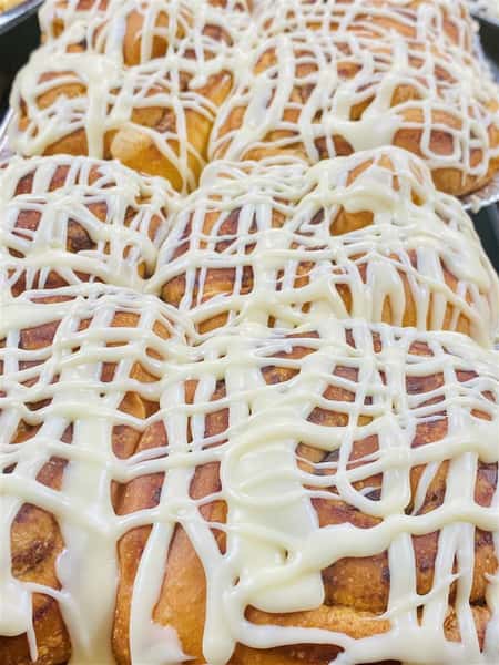 Huge Cinnamon Rolls with Icing (Each)