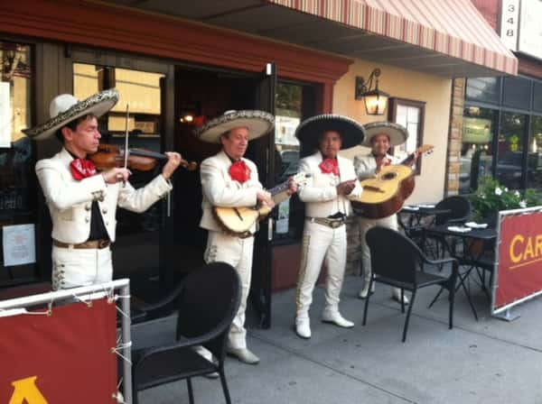 live band playing music