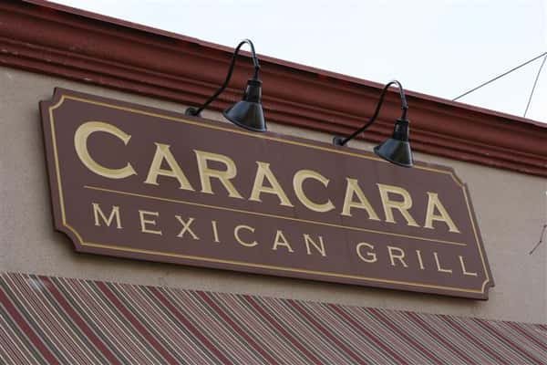 Caracara Mexican Grill outdoor sign