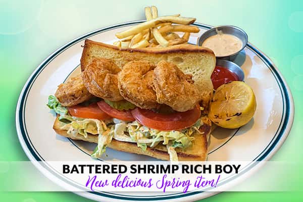 Battered Shrimp Rich'boy